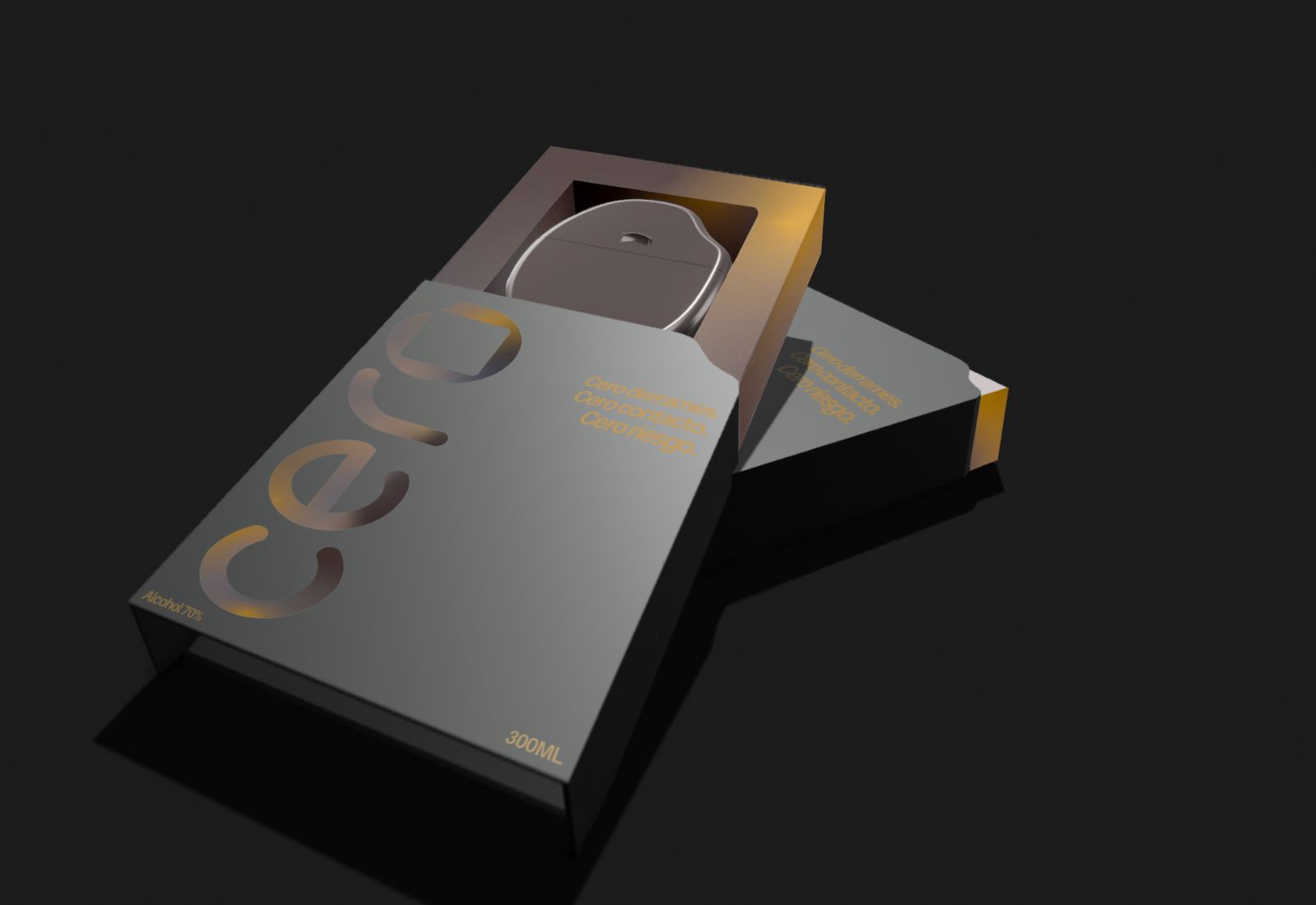 Cero — caja abierta mostrando el producto